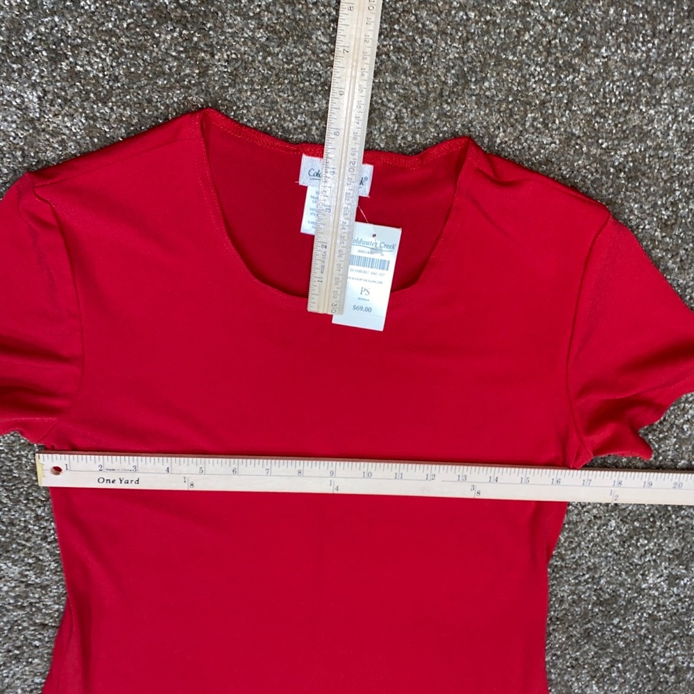 Coldwater Creek Long Maxi Red Dress Stretch, Petite Small, Perfect for h… - Picture 7 of 10